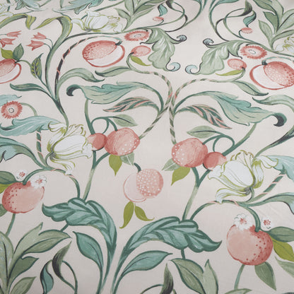 Clarence Floral Natural Duvet Set