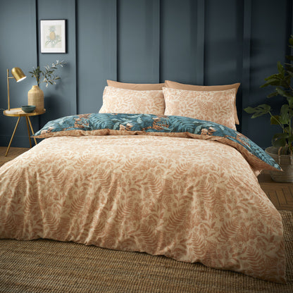 Tropic Tiger Leaf Green Duvet Set