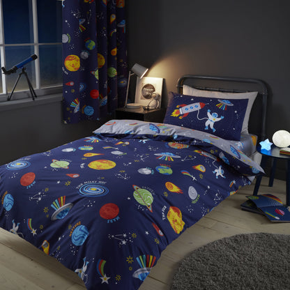 Lost In Space Blue Duvet Set