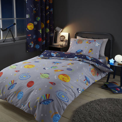 Lost In Space Blue Duvet Set