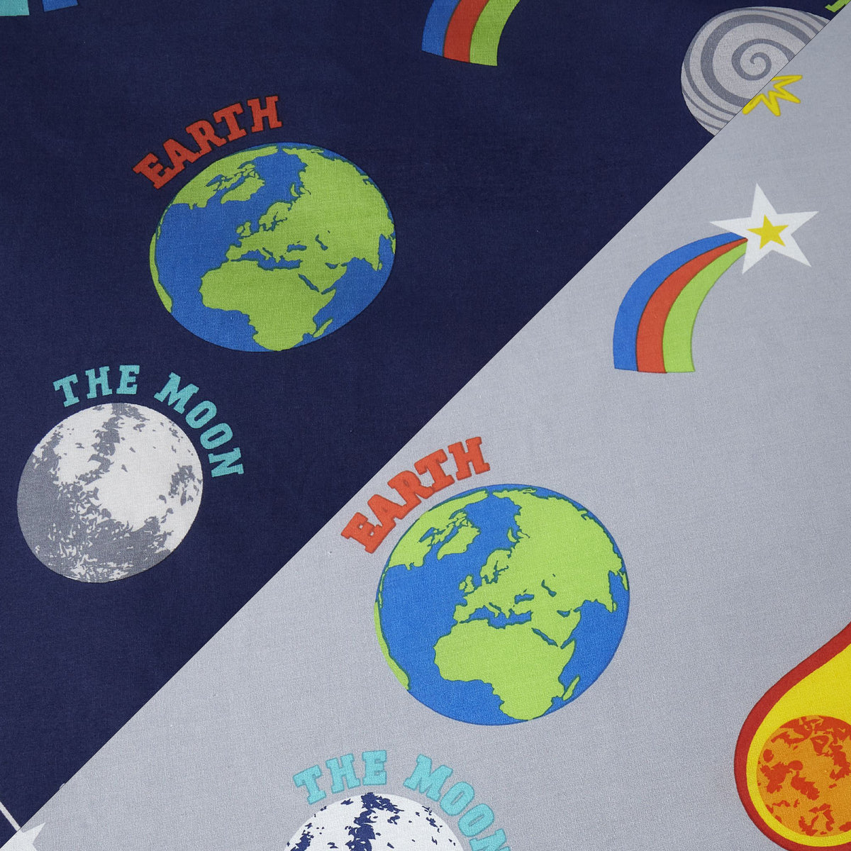 Lost In Space Blue Duvet Set