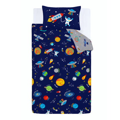 Lost In Space Blue Duvet Set