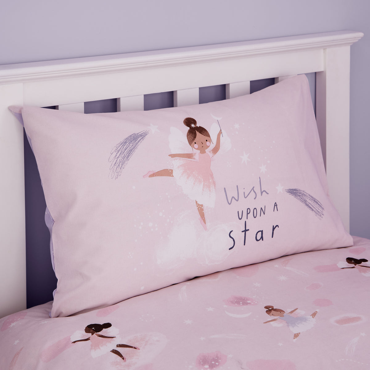 Dancing Fairies Pink Duvet Set