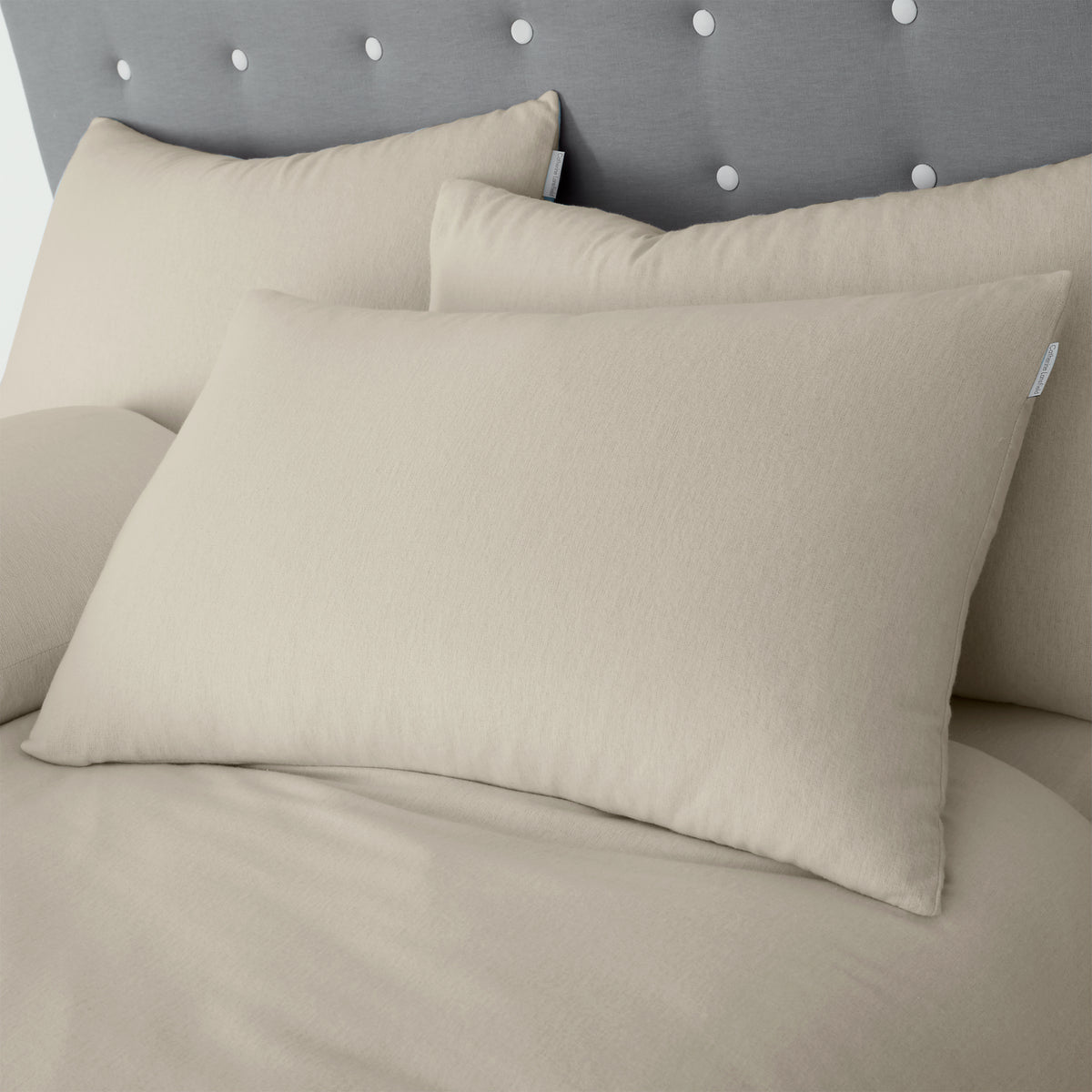 Cream Duvet Set Brushed Cotton