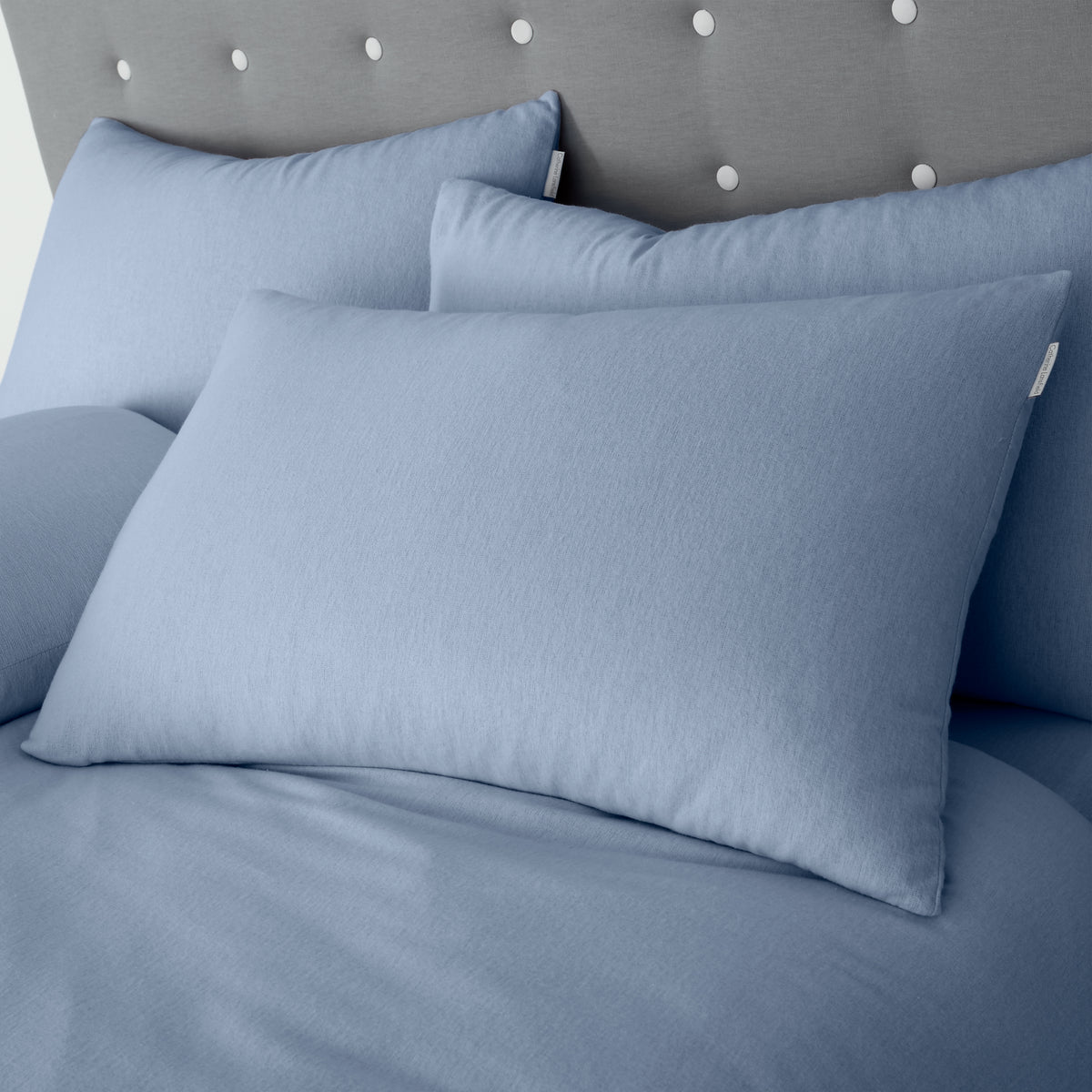 Blue Duvet Set Brushed Cotton