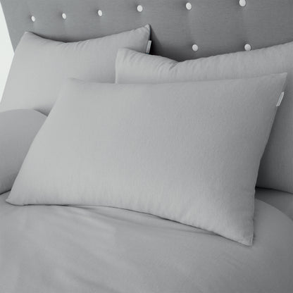 Grey Duvet Set Brushed Cotton