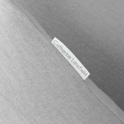 Grey Duvet Set Brushed Cotton