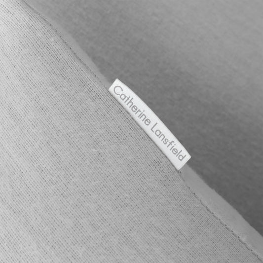 Grey Duvet Set Brushed Cotton