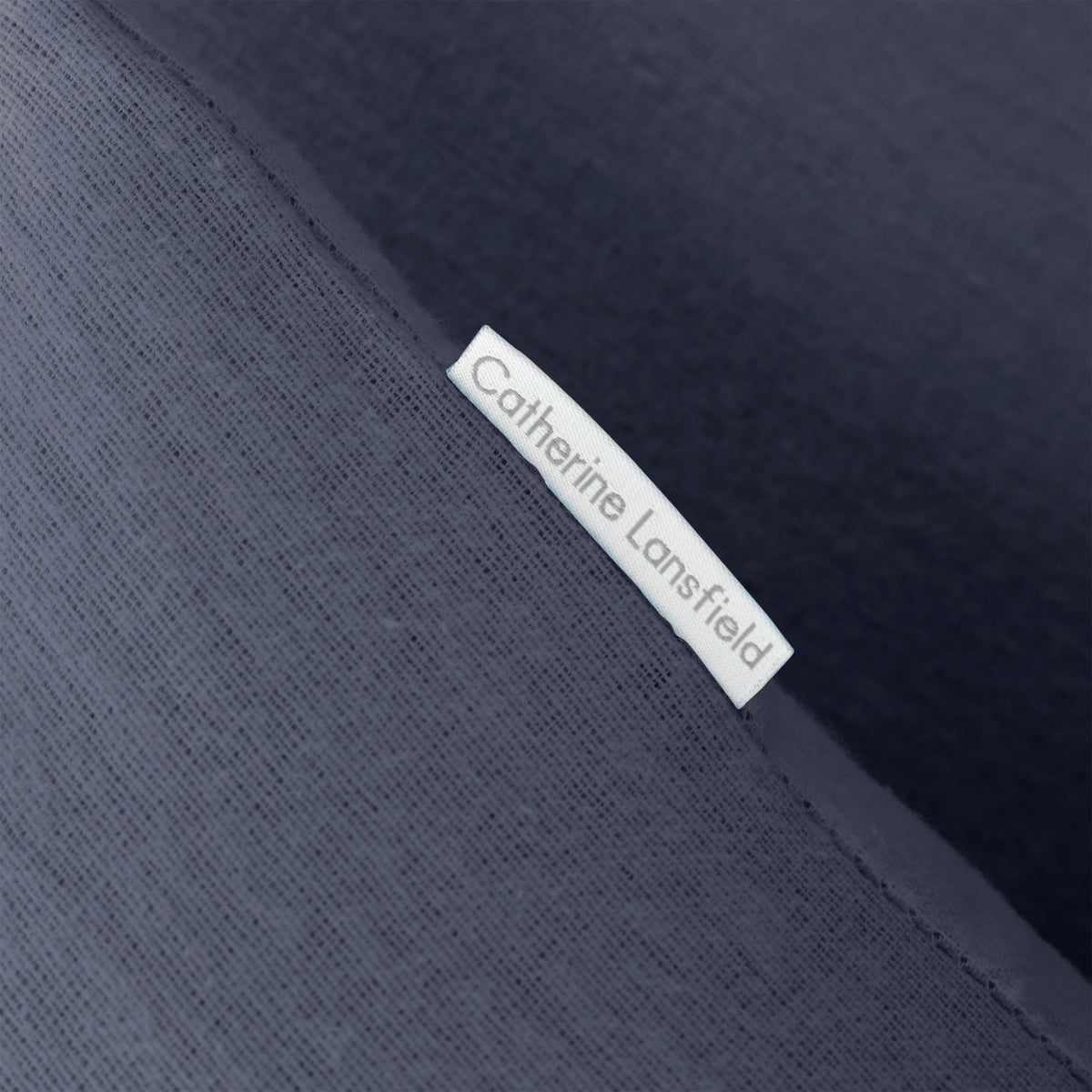 Navy Blue Duvet Set Brushed Cotton