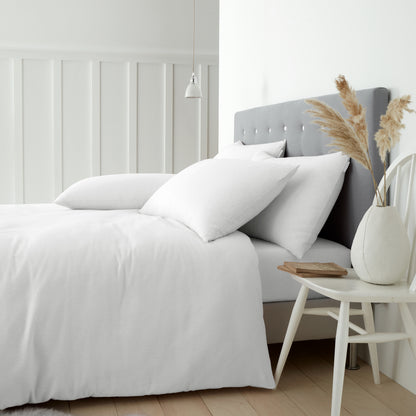 White Duvet Set Brushed Cotton