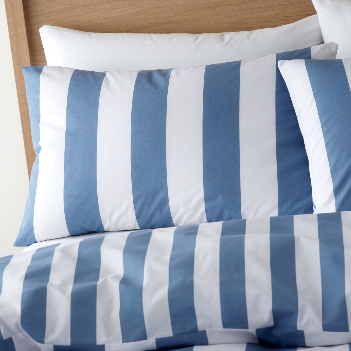 Cove Stripe Blue Duvet Set