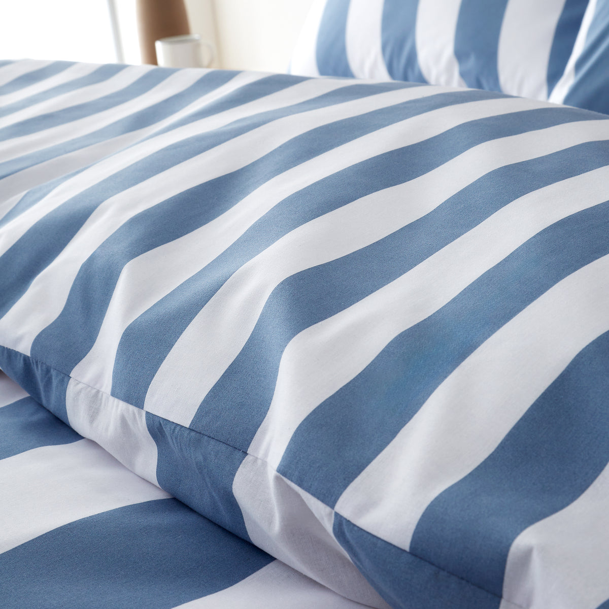 Cove Stripe Blue Duvet Set