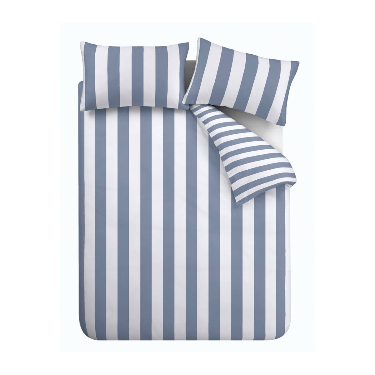 Cove Stripe Blue Duvet Set