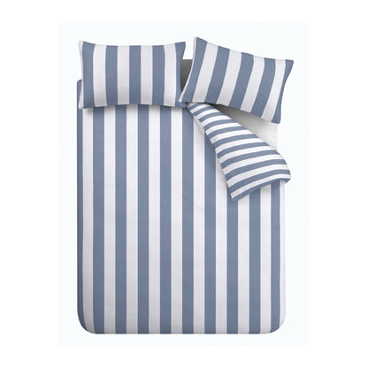 Cove Stripe Blue Duvet Set