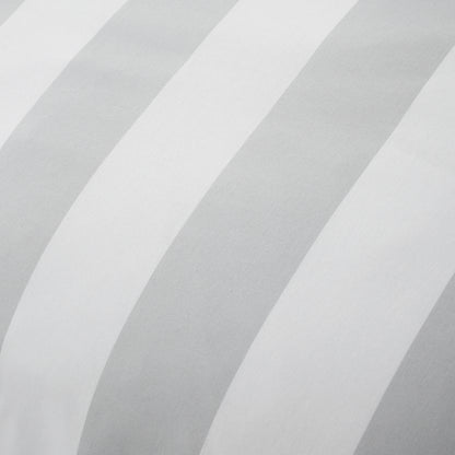 Cove Stripe Silver Grey Duvet Set
