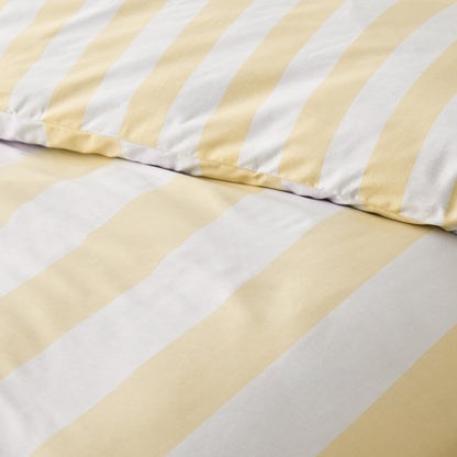 Cove Stripe Yellow Duvet Set