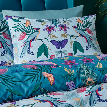 Mya Duck Egg Blue Duvet Set