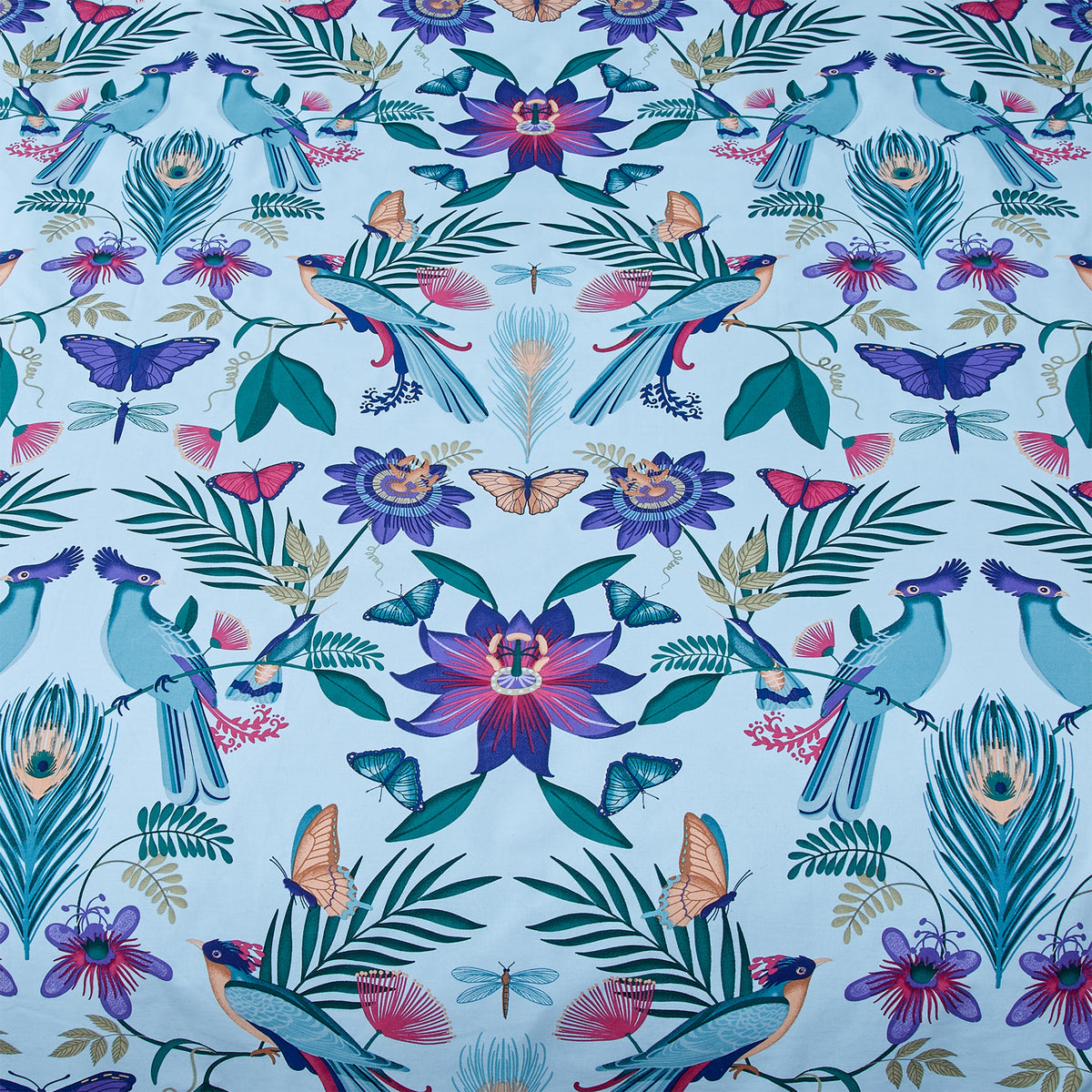 Mya Duck Egg Blue Duvet Set