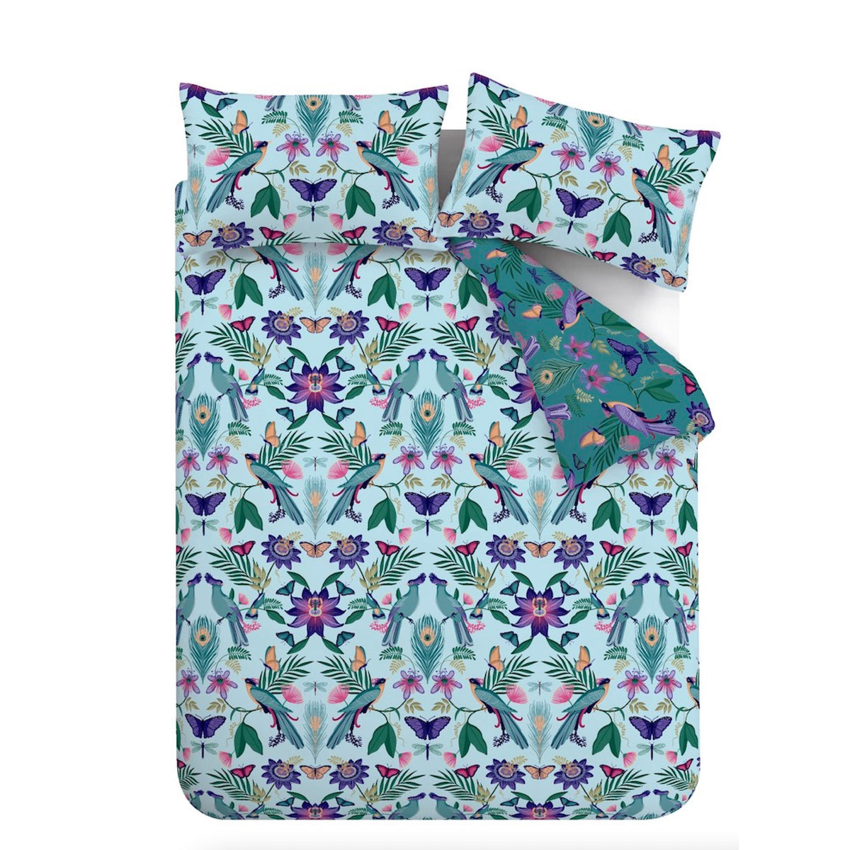 Mya Duck Egg Blue Duvet Set