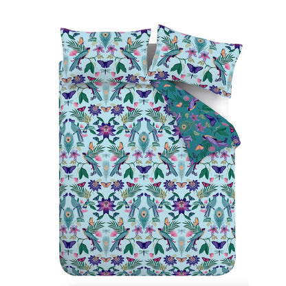Mya Duck Egg Blue Duvet Set