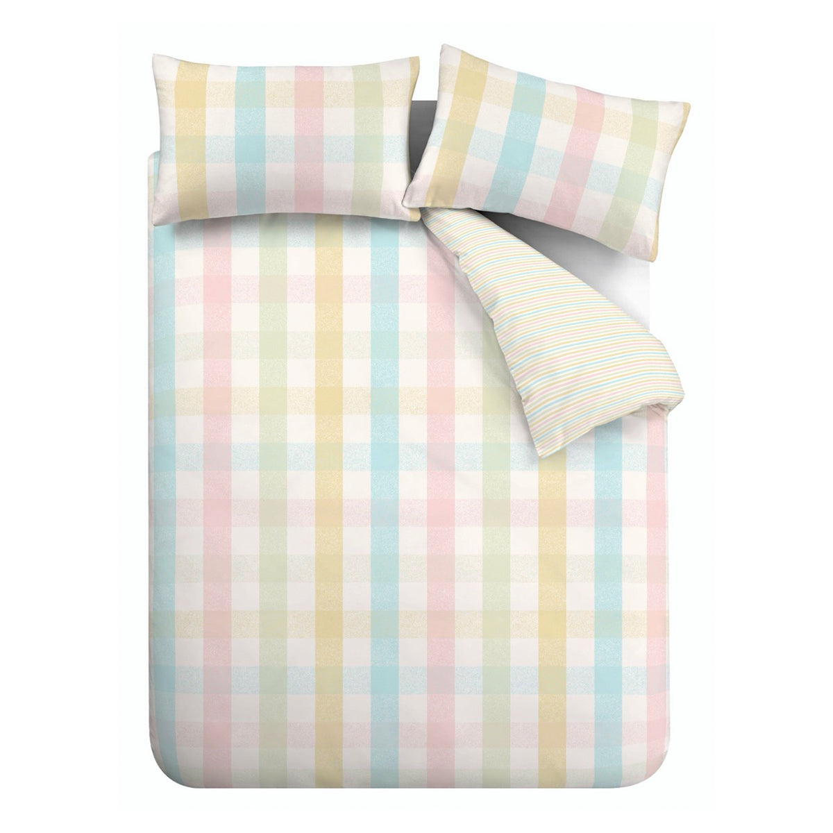 Spring Check Pastel Duvet Set