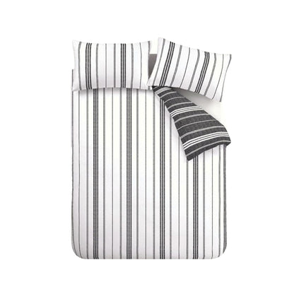 Harbour Stripe Black Duvet Set