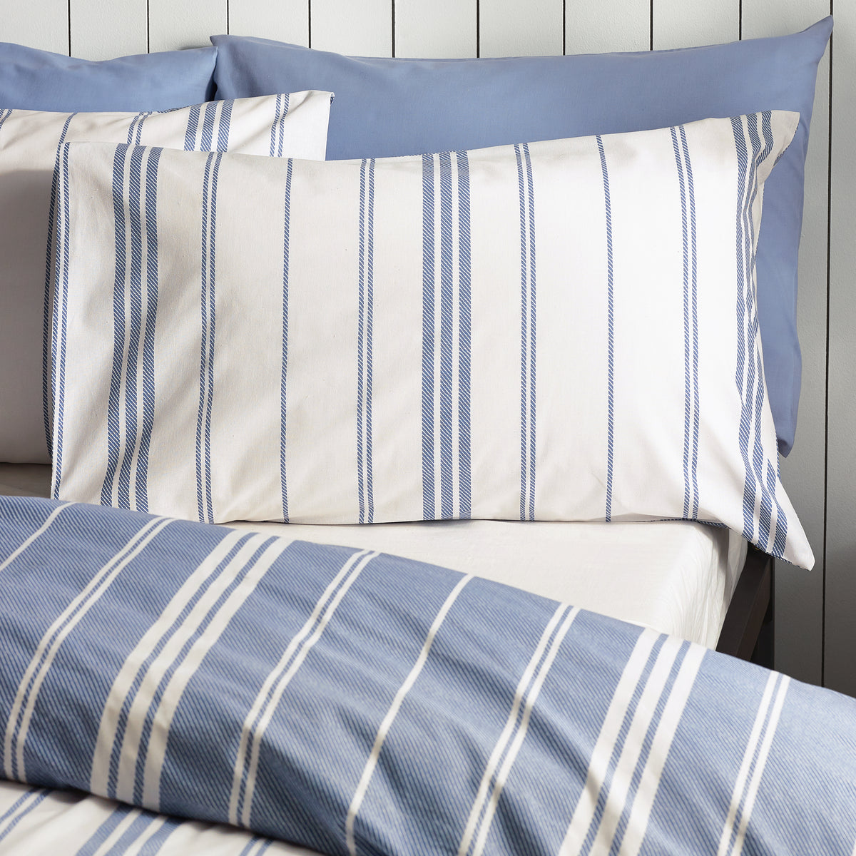 Harbour Stripe Blue Duvet Set