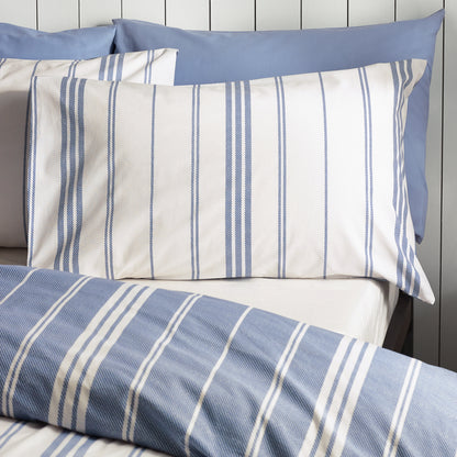 Harbour Stripe Blue Duvet Set