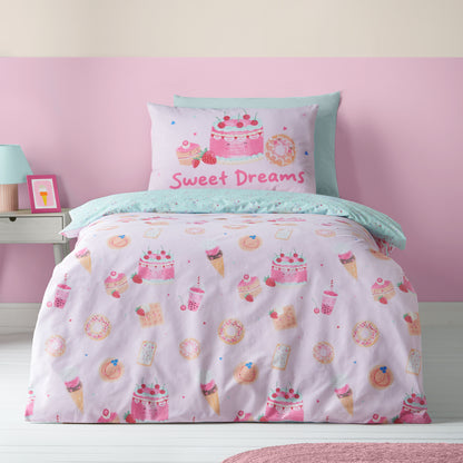 Sweet Treats Pink Duvet Set