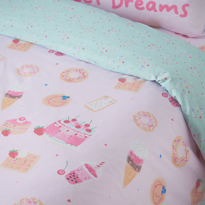 Sweet Treats Pink Duvet Set