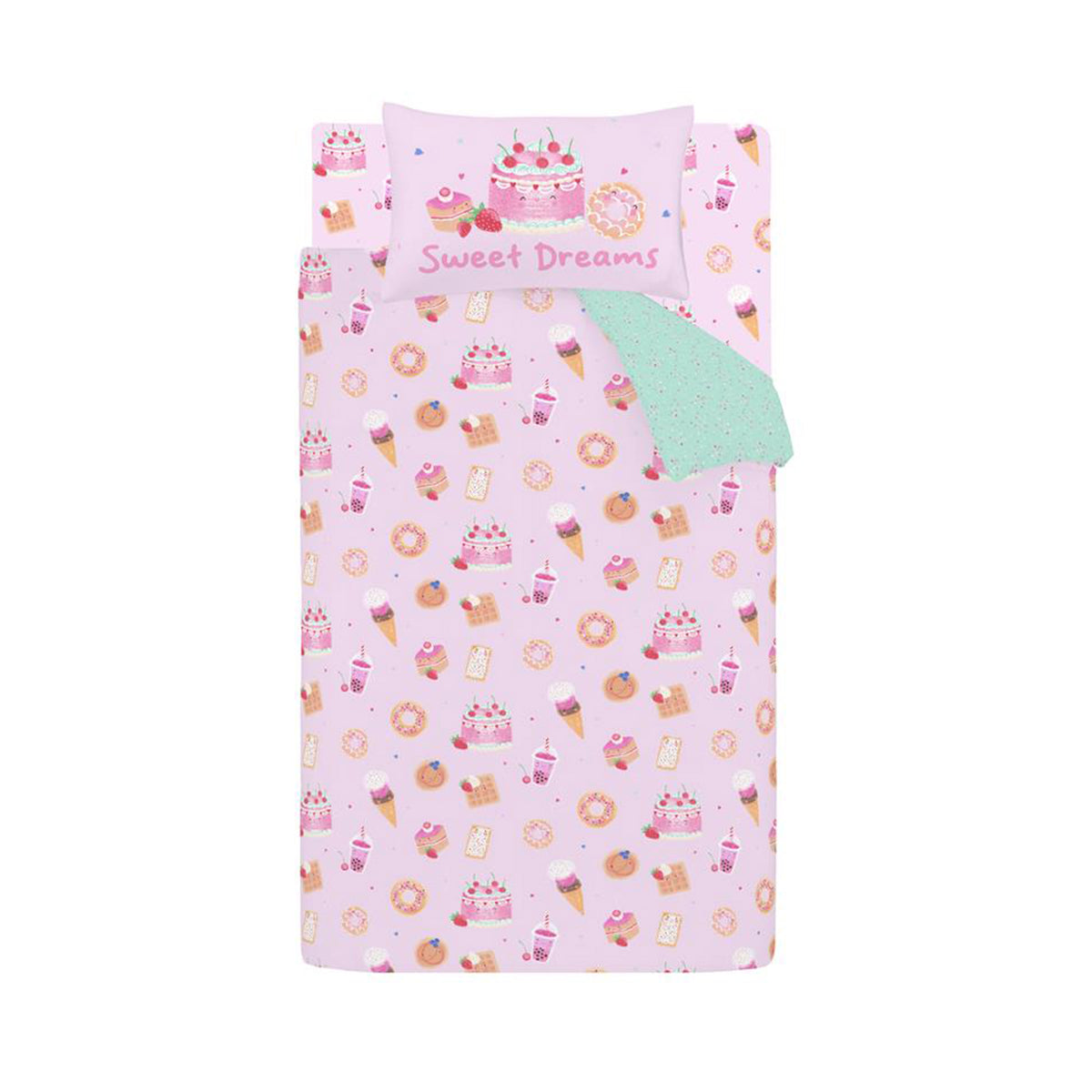 Sweet Treats Pink Duvet Set