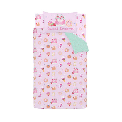 Sweet Treats Pink Duvet Set