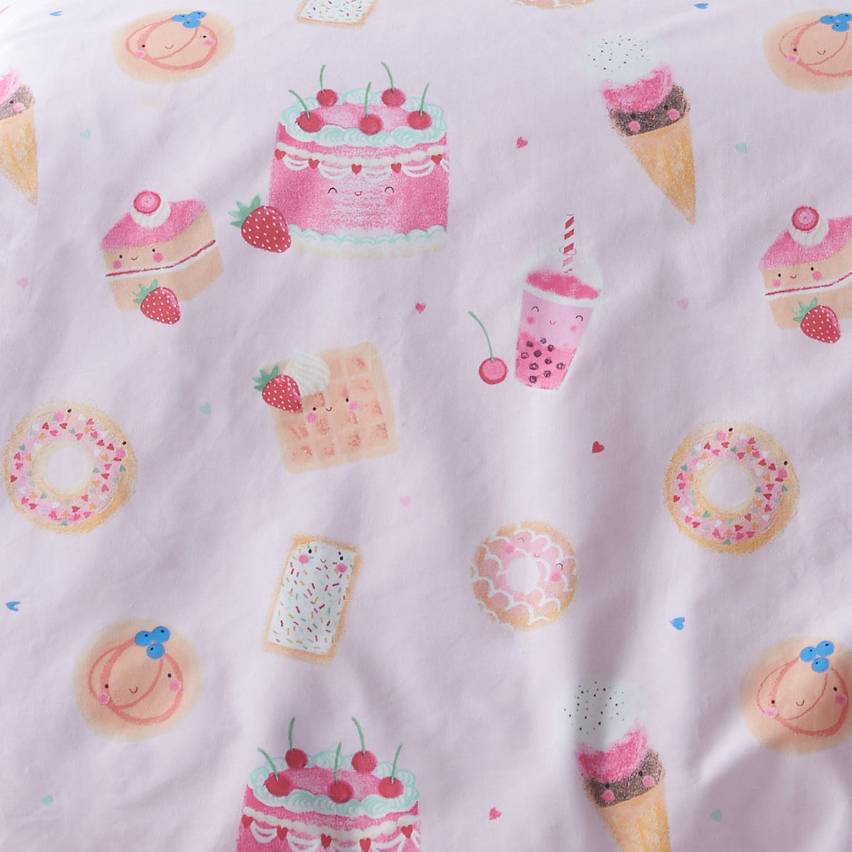 Sweet Treats Pink Duvet Set