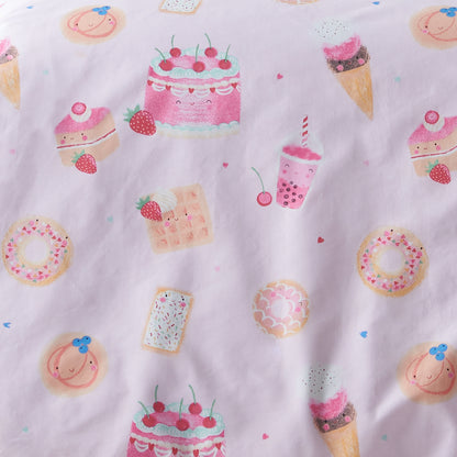 Sweet Treats Pink Duvet Set