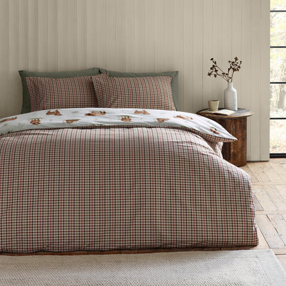 Angus Highland Cow Natural Duvet Set