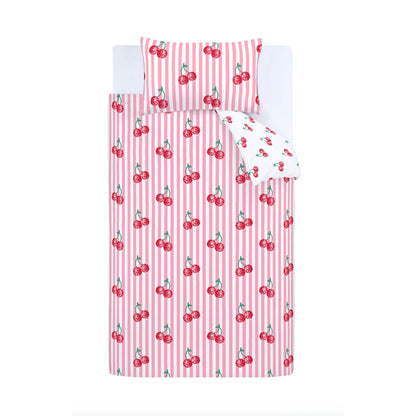 Disco Cherries Pink Duvet Set