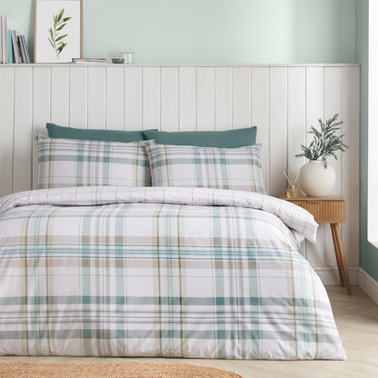 Cartmel Check Green Duvet Set