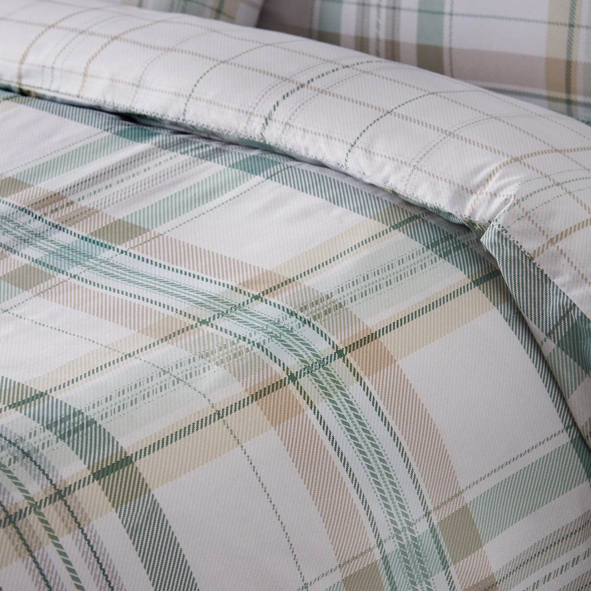 Cartmel Check Green Duvet Set