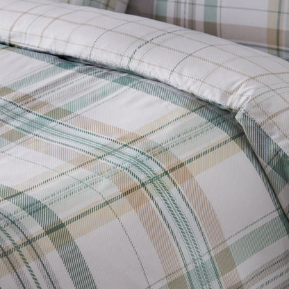 Cartmel Check Green Duvet Set