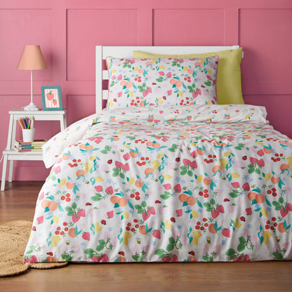 Fruity Friends Bright Duvet Set