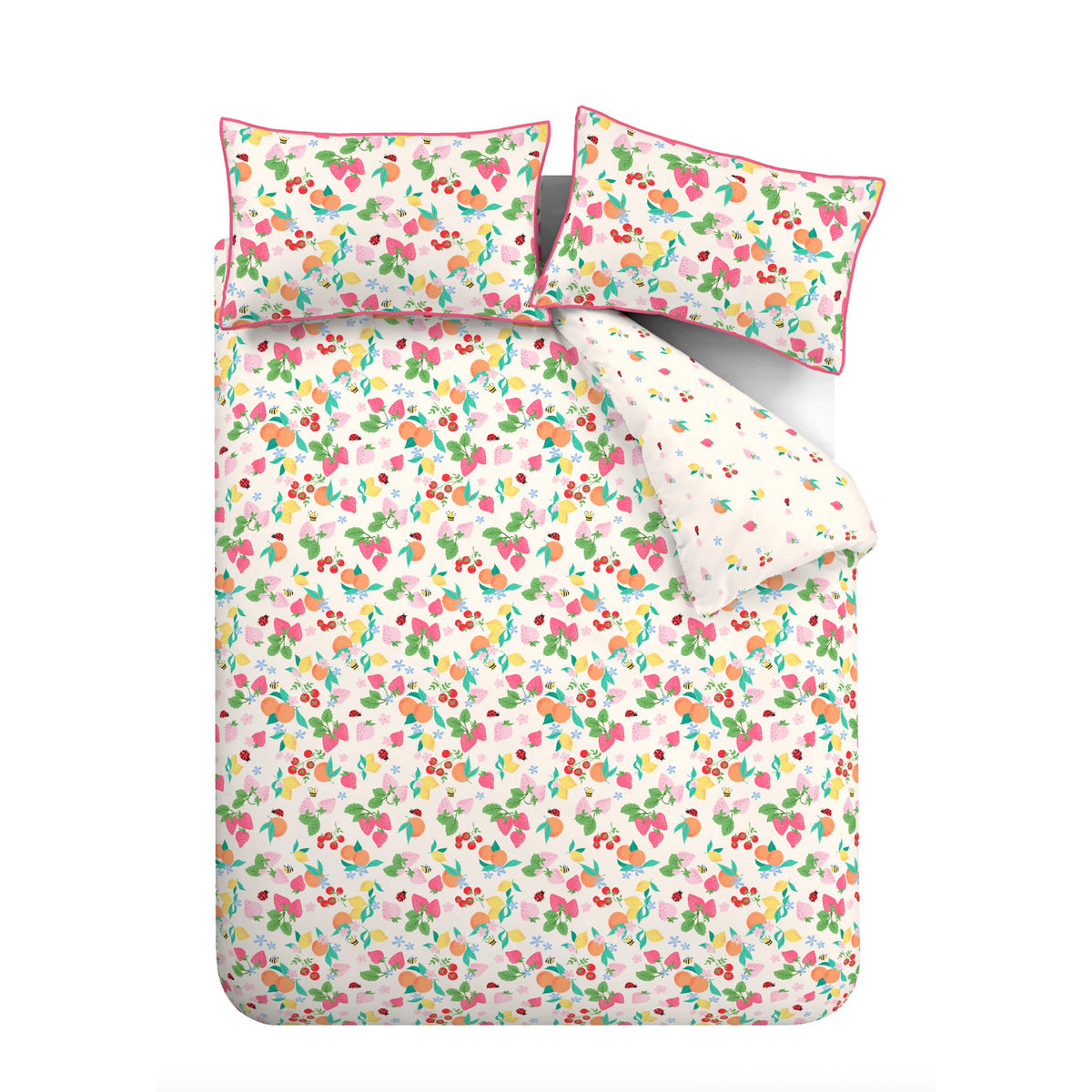 Fruity Friends Bright Duvet Set