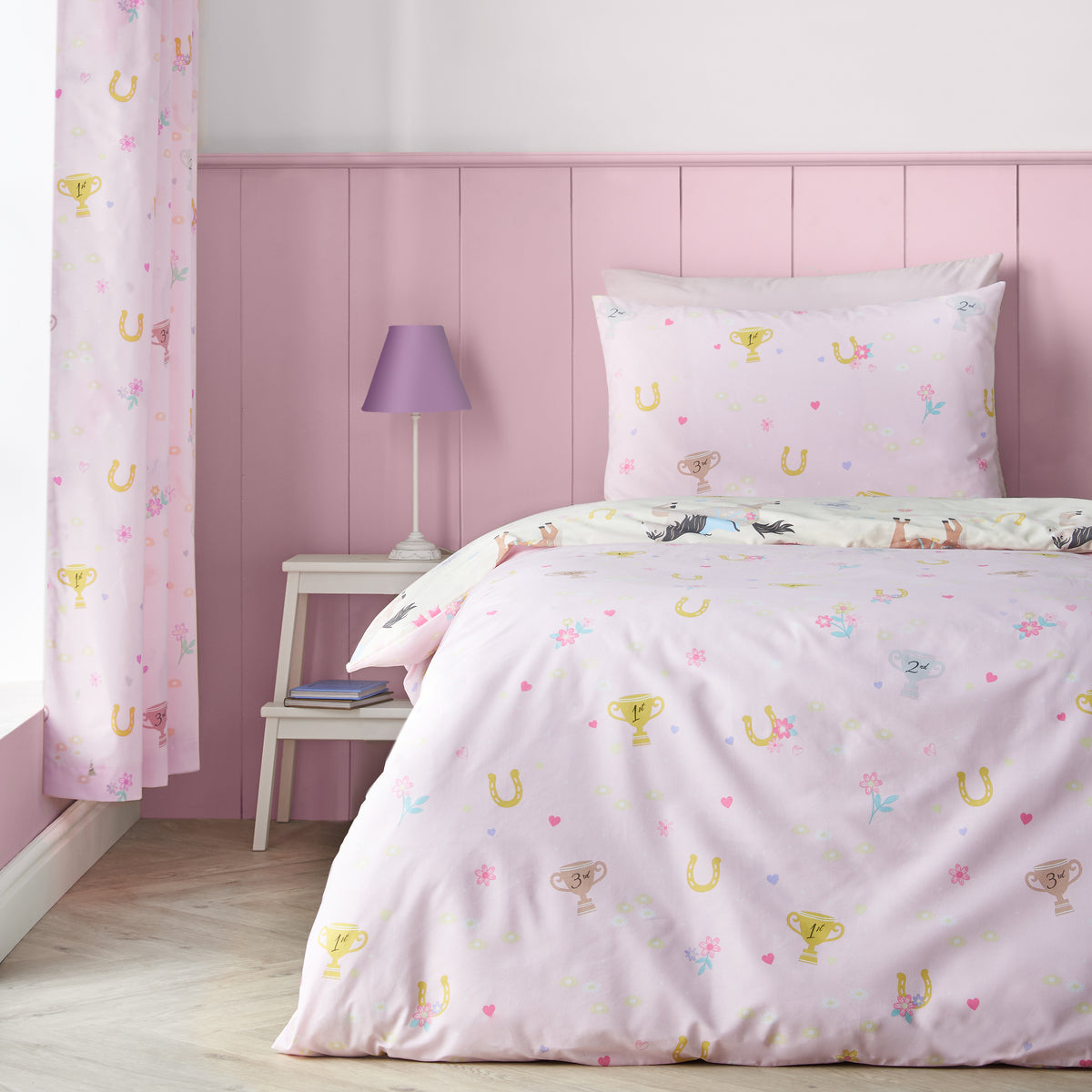 Happy Horses Cream Duvet Set