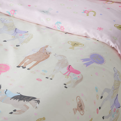 Happy Horses Cream Duvet Set