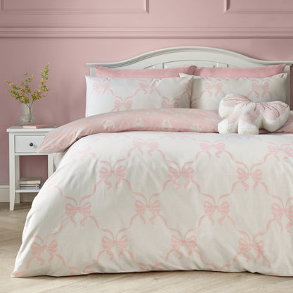 Pretty Bows Pink Duvet Set