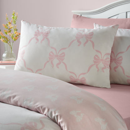Pretty Bows Pink Duvet Set