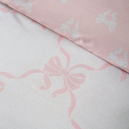 Pretty Bows Pink Duvet Set
