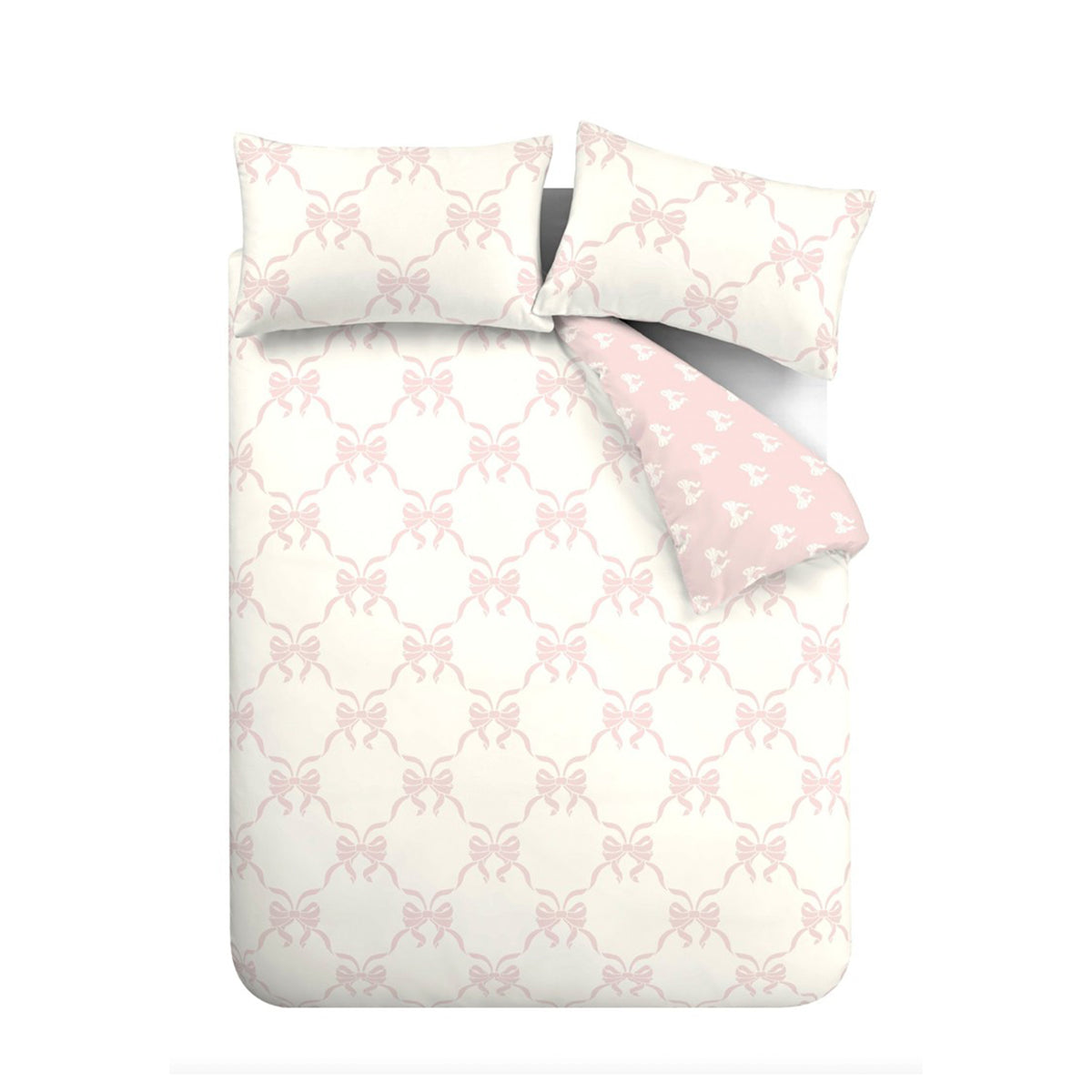 Pretty Bows Pink Duvet Set