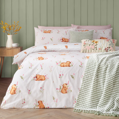 Happy Capy(bara) Natural Duvet Set
