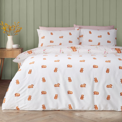 Happy Capy(bara) Natural Duvet Set