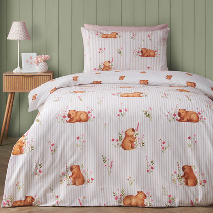 Happy Capy(bara) Natural Duvet Set